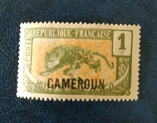 Cameroun - 1921 Middle Congo Overprinted - 1c - neuf**