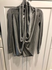 Lululemon Iconic Sweater Wrap Womens Light Gray Size 2