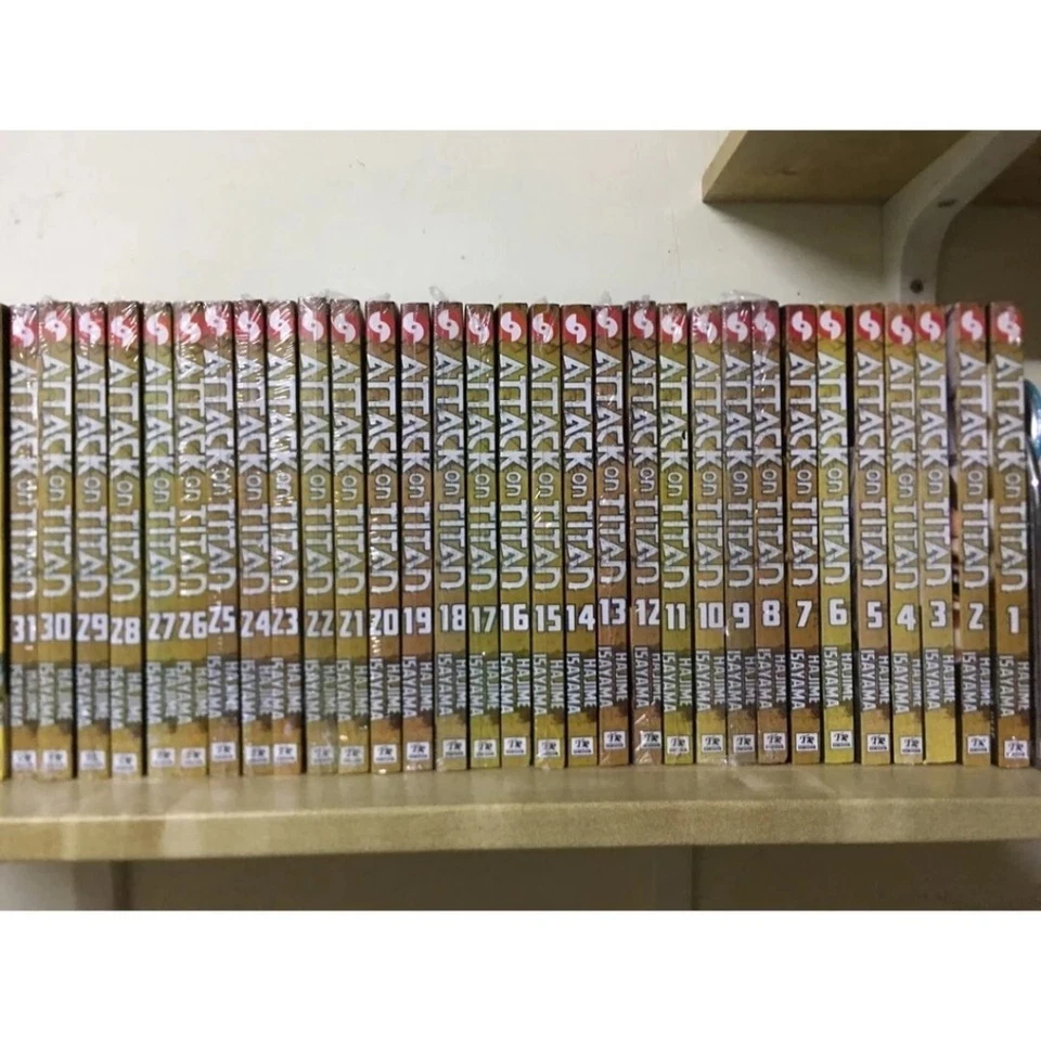 ATTACK ON TITAN FULL SET Vol 1-34 Hajime Isayama Manga English Comic + DHL - Image 2 of 4