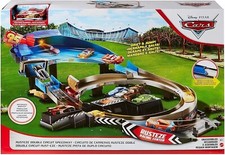 Cars Pista Scontri con Veicolo Saetta McQueen Doppia Rust Eze Disney Cars Play