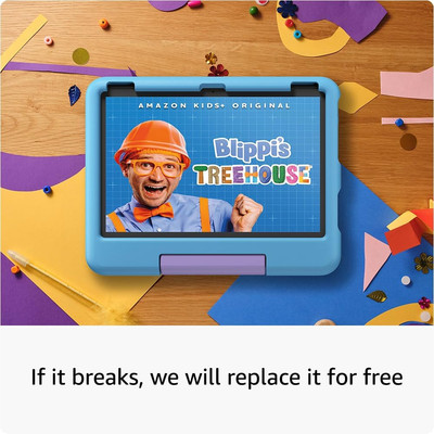 Fire 10 HD Kids Tablet (Newest Model) Ages 3-7 | Bright 10.1'' HD Screen with ...