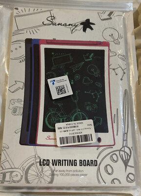 Sunany LCD Electronic Doodle, Writing & Drawing Board 8.5 inches New Sealed 