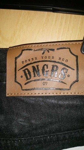 JEANS DANGEORUS COLORE NERO TAGLIA 46 STILE HIP HOP - SKATE - RAVE 23 - Foto 5 di 9