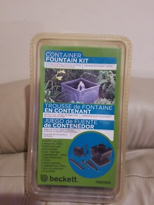 New sealed! beckett Outdoor Container Fountain Kit 120V NIP CGFK60 7207210