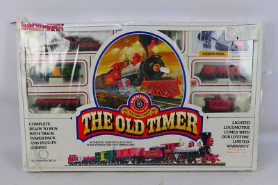 BACHMANN #00275 THE OLD TIMER beleuchtet 4-4-0 Loco & Tender HO elektrischer Zug Set