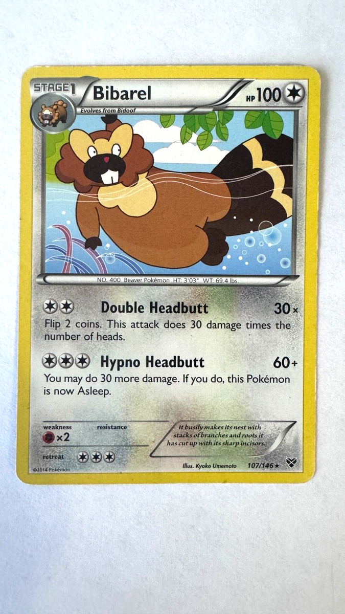 Bibarel - 107/146 - Rare - Pokemon Card TCG - NM | eBay