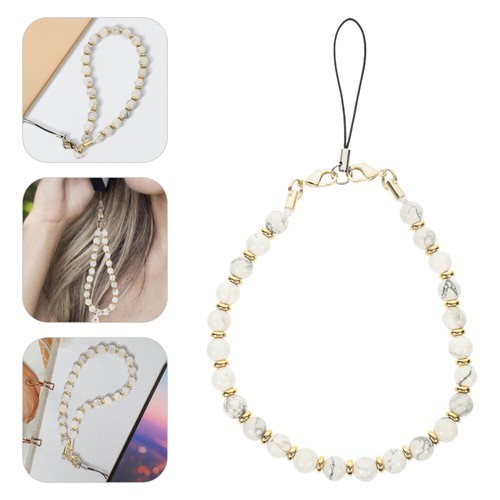 Mobile Phone Chain Cellphone Charm Strap Colorful Beaded Lanyard - Zdjęcie 2 z 12