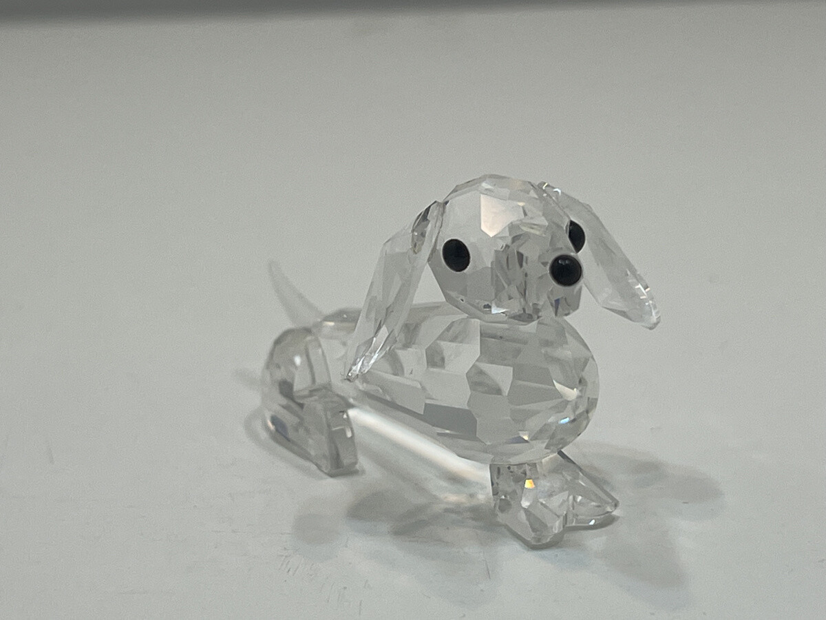 Swarovski Figurine 014388 Dachshund 2in Top Condition | eBay