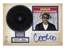 COOLIO 2015 Panini Americana SINGLES Autograph AUTO #d 41/49 GANGSTA'S PARADISE