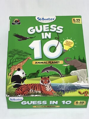 Skillmatics Guess in 10 Animal Planet Card Game