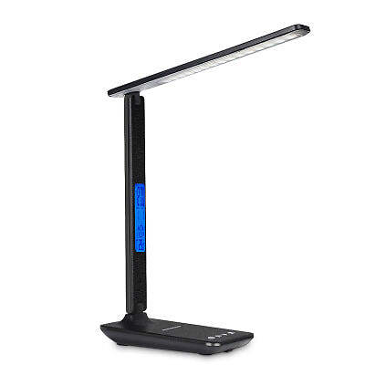 3 in 1 Multifunctional Lamp with Phone Charger, Clock & Room Thermostat
