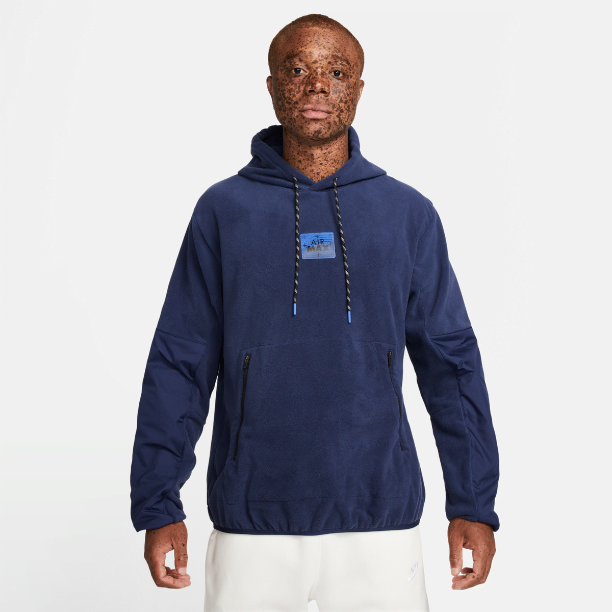 NIKE AIR MAX FLEECE POLAR PULLOVER HOODIE SIZE S (DV2435 410