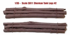 1/35 Sherman Tank Logs "SB11" - Value Gear Resin - 2 pieces