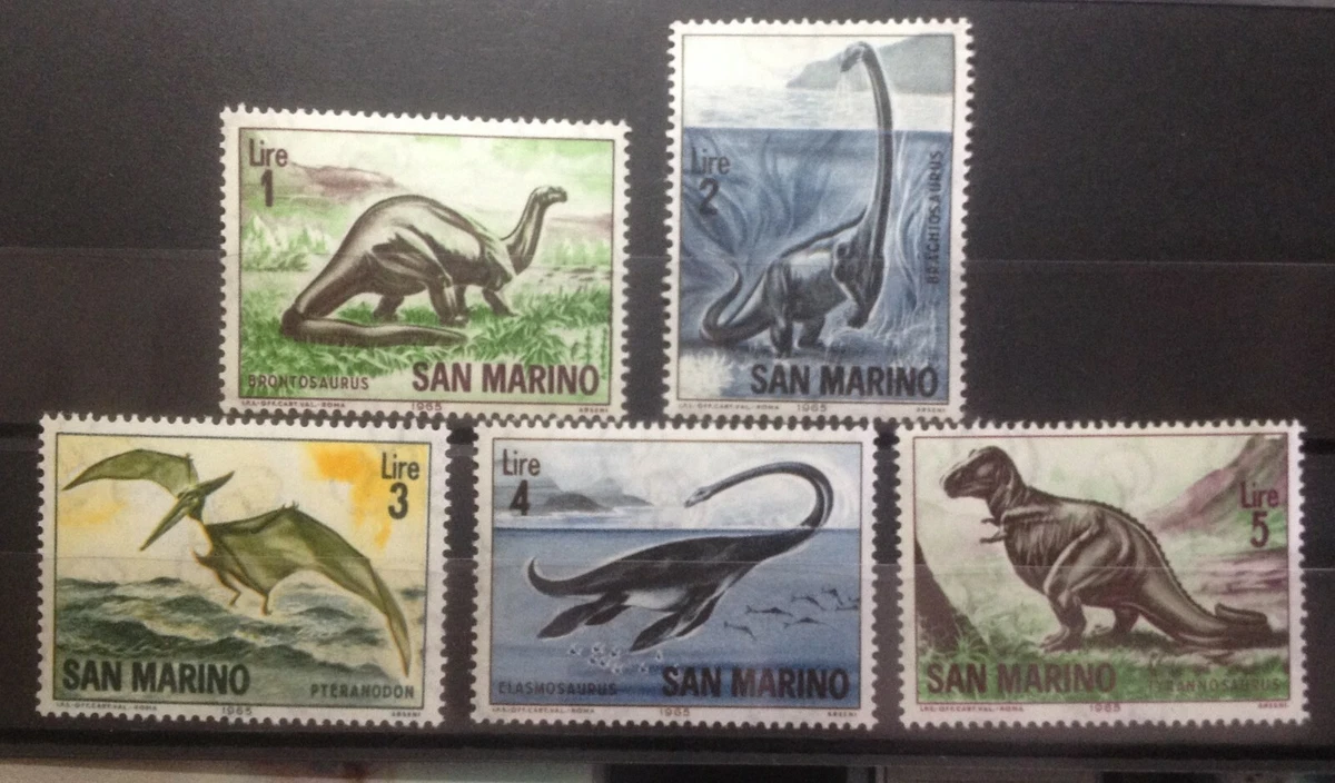 Prophila Collection – 50 Francobolli Diversi Con Dinosauri – Per Collezionisti – Anfibi E Rettili