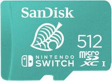 512GB microSDXC UHS-I Memory Card Licensed for Nintendo Switch