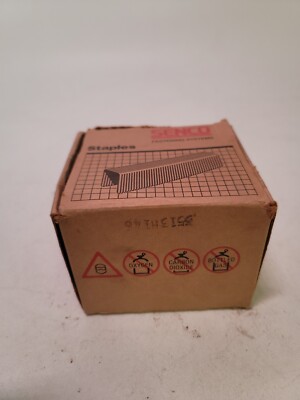 Senco B11BAB Galvanized 1/4'' Crown 3/4'' Leg Galvanized Sencote Qty 10000