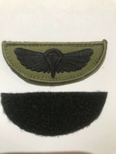 SPECIAL AIR SERVICE PARACHUTE WINGS SPECIAL FORCES - SUBDUED - HOOK AND LOOP