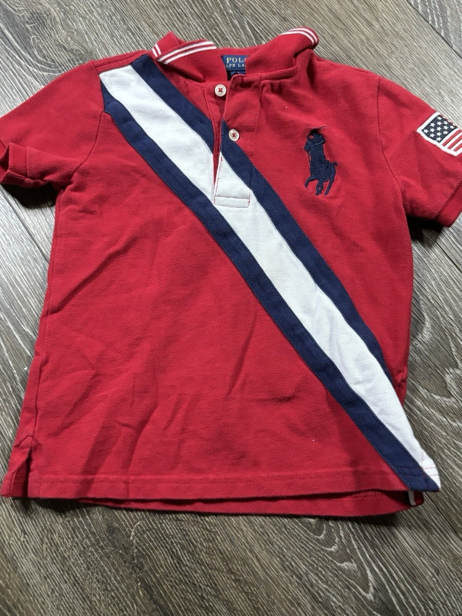 Polo Ralph Lauren BIG Pony Collared Polo Shirt Youth Boys