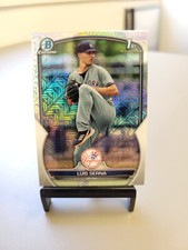 2023 Bowman Chrome Luis Serna Bowman 1st Mega Box Mojo Refractor Yankees BCP-168