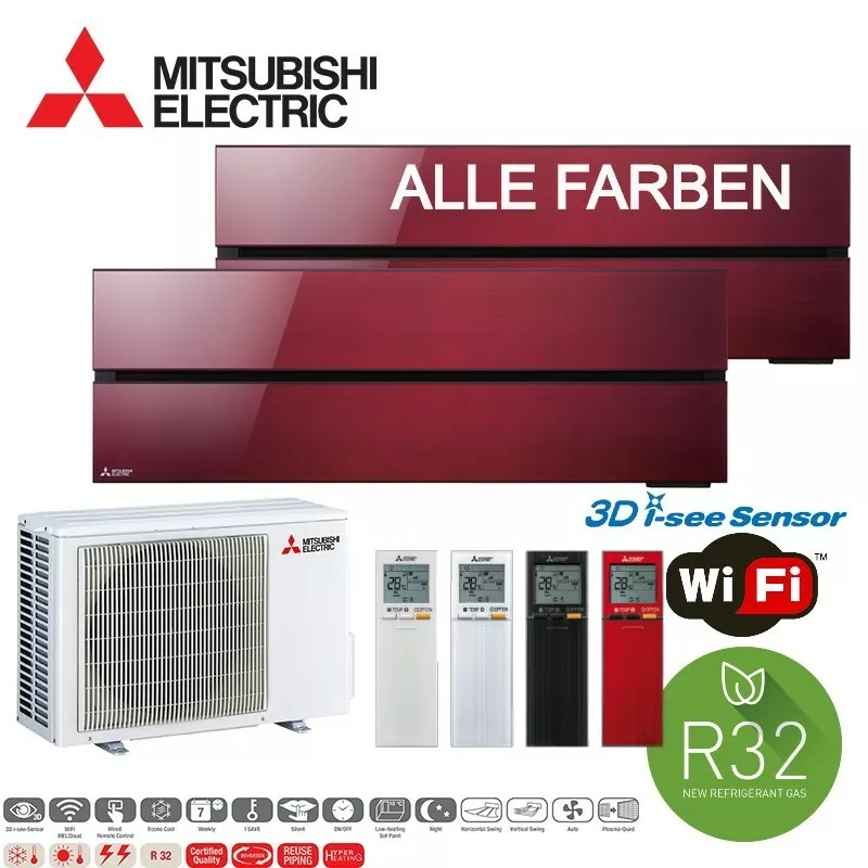 nicotine oortelefoon Converteren Mitsubishi Diamond LN 2.5+5kW MultiSplit Duo Dual Air Conditioner WIFI | eBay nicotine oortelefoon Converteren Mitsubishi Diamond LN 2.5+5kW MultiSplit Duo Dual Air Conditioner WIFI | eBay