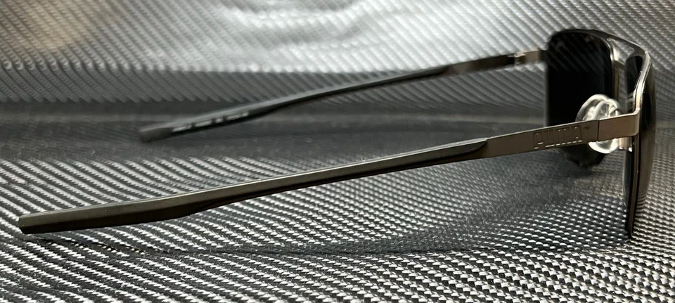 Gafas de sol para hombre PUMA PU0222S 001 rutenio negro plata polarizadas 57 mm Foto 2 de 3