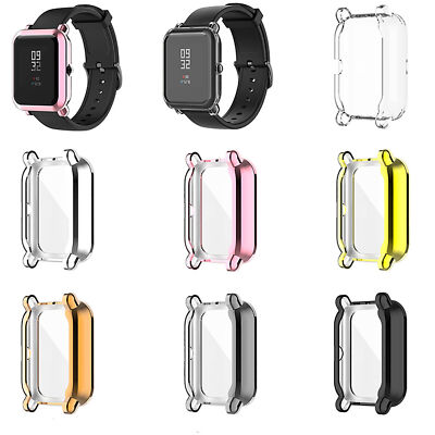 Für Huami BIP / BIP LITE/S/ U Watch Hülle Schutz Uhr TPU Rahmen Case Shell