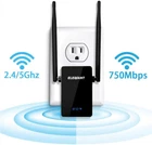 WR750A ELEGIANT WiFi Range Extender, 750Mbps Wireless WiFi Repeater