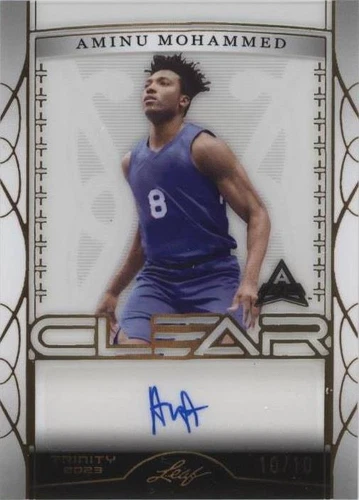 2022-23 Leaf Trinity - Aminu Mohammed #CA-AM1