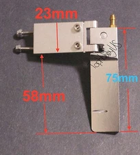 L75xW43mm CNC T6061 Alum Alloy RC Boat Rudder with Water Cooling  US SELLER/SHIP