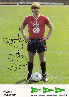 Autogramm - Norbert Brinkmann (Bayer Uerdingen) - 1984/1985