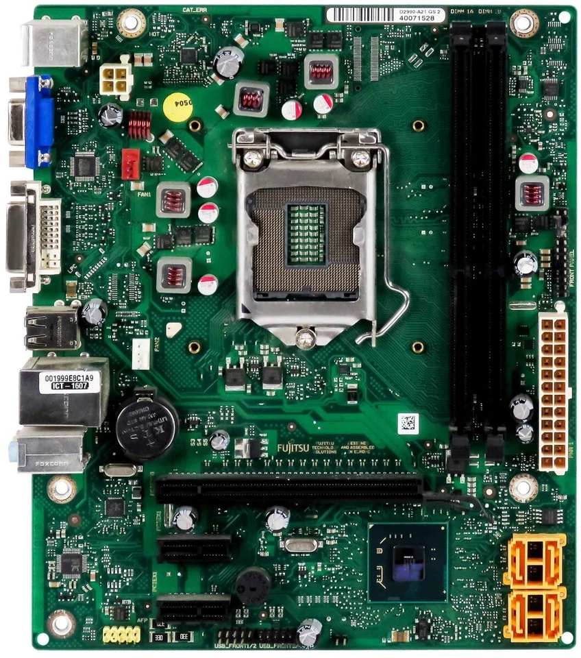 Fujitsu D2990-A21 GS2 LGA1155 2x DDR3 Matx Motherboard for Esprimo P400 - Image 2 of 2