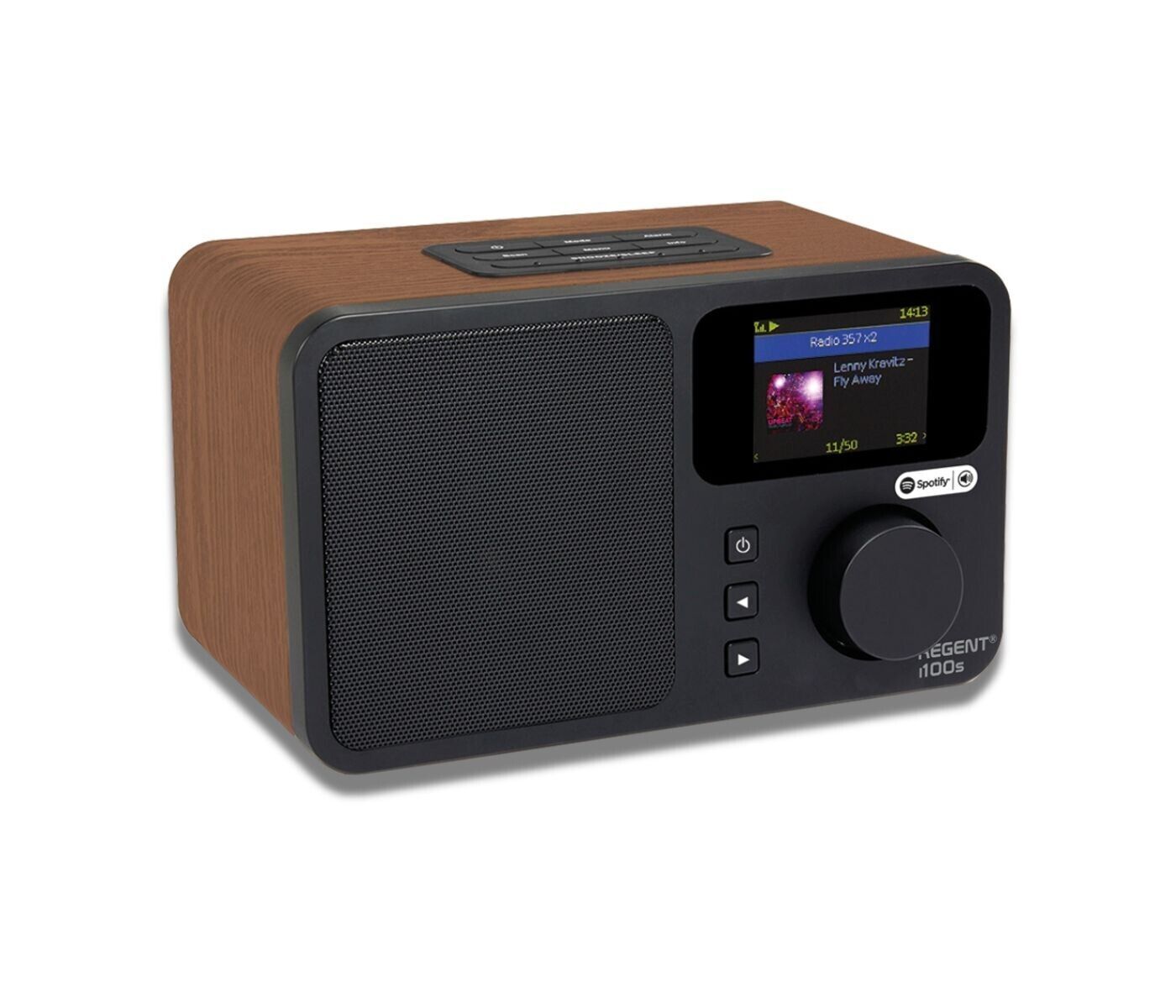 Radio Internet Regent i100s nero Spotify WiFi Sveglia Display LCD...