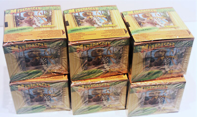 Panini Sticker MADAGASCAR 2005 RARE, 6 x BOX DISPLAY = 300 Packets Tüten MINT!