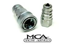 MEYER SNOW PLOW HYDRAULIC QUICK COUPLER PIN TYPE 15741C 22145 22146