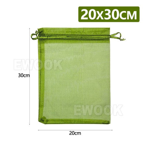 50/100X Fruit Net Bags Agriculture Garden Vegetable Protection Mesh Insect Proof - Picture 10 of 11