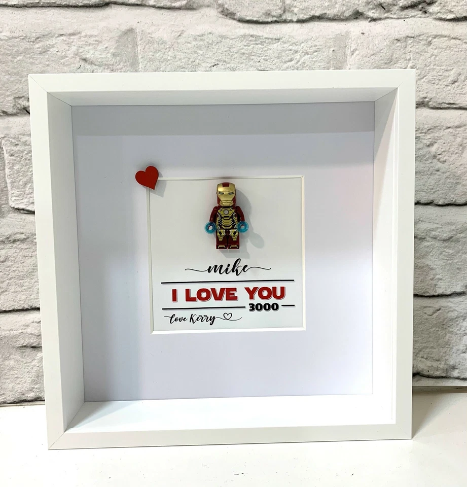 Personalised Valentines Gift | Superhero Gifts | I Love You 3000 | Ironman - Image 4 of 4
