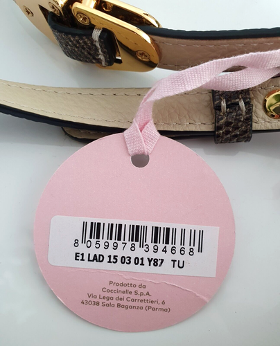 BNWT Authentic Coccinelle Italian crossbody saddle bag in Genuine Leather - Picture 5 of 11