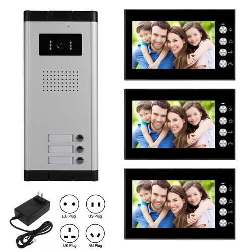 Sistema de videointercomunicación de apartamento de 2/3/4/5/6 unidades kit de videoportero monitor de 7"" - Imagen 8 de 11