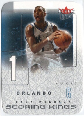 2003-04 Fleer Ultra Scoring Kings Tracy McGrady Insert Card #3SK Magic
