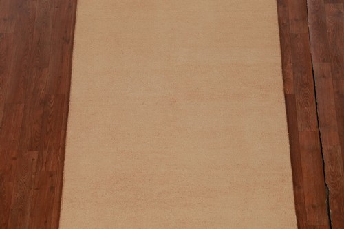 Gabbeh Hallway Runner Light Rust Wool Hand-knotted Vegetable Dye Rug 3x10 Carpet - Picture 4 of 15