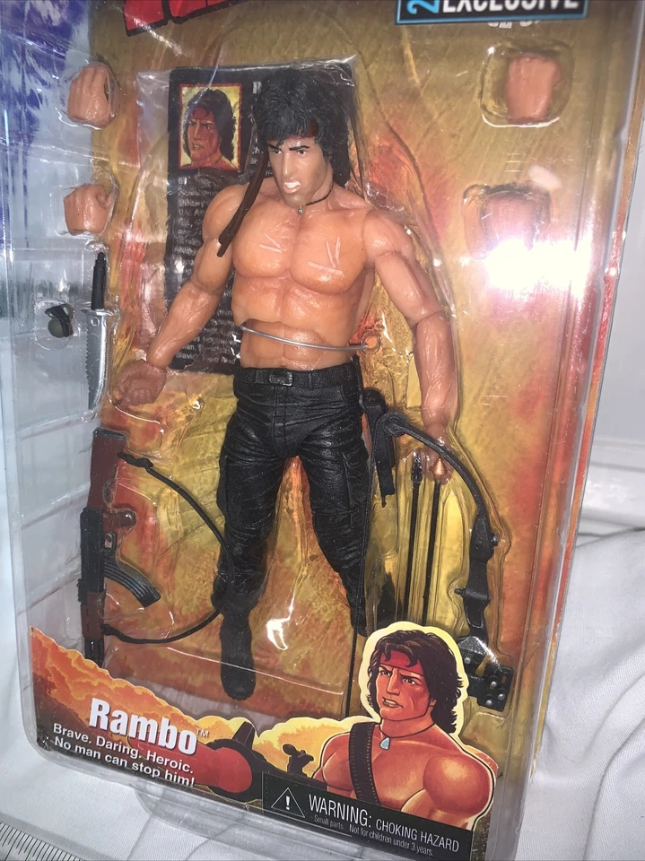 SDCC 2015 NECA RAMBO FORCE OF FREEDOM 7" FIGURE EXCLUSIVE SYLVESTER STALLONE - Image 2 of 4