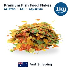 Premium  Choice Goldfish KOI Flake Aquarium & Pond Food Feed Flakes 1KG