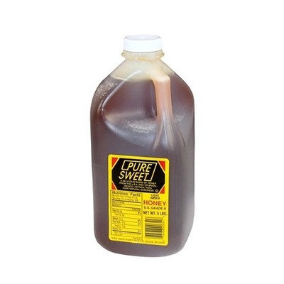 Light Amber Honey Bulk, Commodity - 5 Pound/Case, 6 Per Case