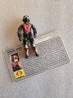 Vintage GI JOE 1986 STRATO VIPER Action Fiqure With Uncut File Card