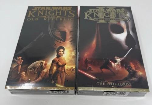 Star Wars Knights Of The Old Republic 1 & 2 VHS Collectors Editions LRG Switch