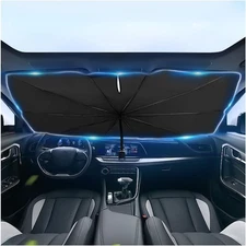 Car Windshield Sun Shade,Foldable Shade Umbrella for Regular Straight 
