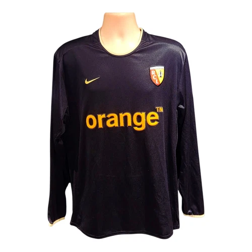 RC Lens 2002/3 Long Sleeve Nike Away Shirt | Rare Size L Large