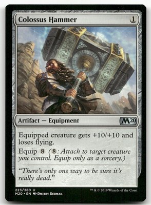Colossus Hammer #223 (NM) Core Set 2020 M20 Magic MTG