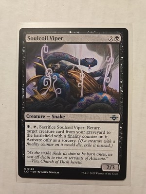 Soulcoil Viper - Lost Caverns of Ixalan - LP - Uncommon - Creature - MTG Magic 