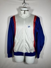 Vintage 80's 90's Nike Track Jacket Windbreaker Retro Classic Made In UK Sz M